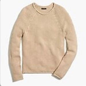 J. Crew Heather Camel Roll Neck Sweater